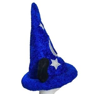 Mickey “Fantasia” Costume Hat, Disney. Adult Nubby Blue, Clean, Never Worn.